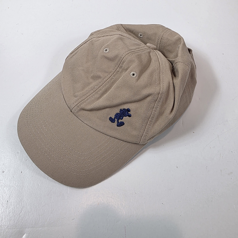 Disney World Tan Cap with Blue Embroidery